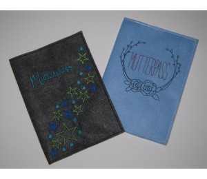 Stickserie - Mutterpass Motive Vol. 2 inkl. Mukipass Schriftzug